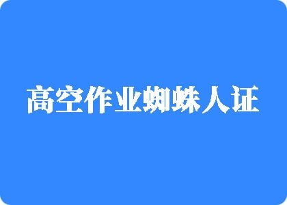 东北浪逼美女操逼一级片高空作业蜘蛛人证